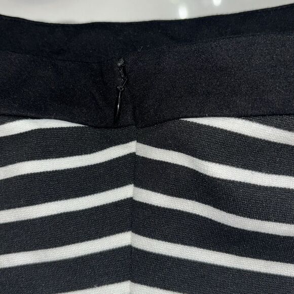 Nicholas Black and White Striped Bodysuit Sz M Like New - Picture 10 of 11